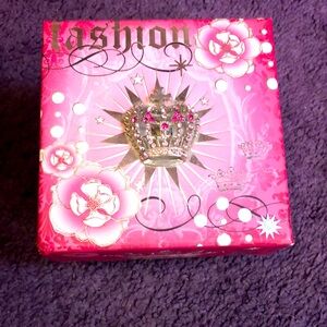 Cross Crown Rhinestone Candle Gift Box